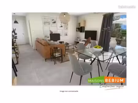 projet de construction d'une maison 80.07 m² avec terrain à egliseneuve-pres-billom (63)