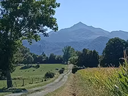 terrain constructible 1 822 m² – vue panoramique sur les pyrénées – projet de maison déjà 
