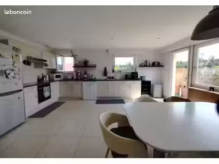appartement 6 pièces avec toit-terrasse   garage et jardin