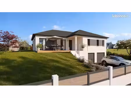 projet de construction d'une maison 105 m² avec terrain à montceau-les-mines (71)