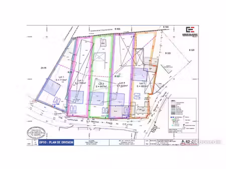 terrains constructible ocquerre 77440 de 713 à 920 m²
