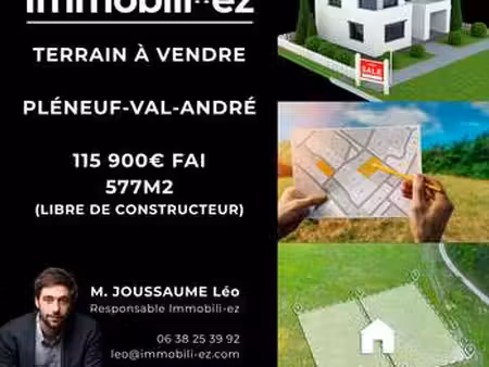 vente terrain à plurien (22240) : à vendre / plurien