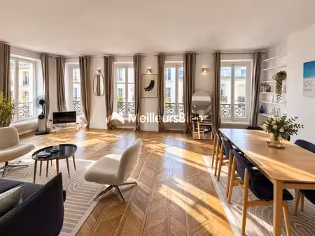 paris 4ème - à louer - magnifique 3-4 pièces meublé de 82 m²