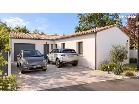 projet de construction d'une maison 100 m² avec terrain à bourgneuf (17)