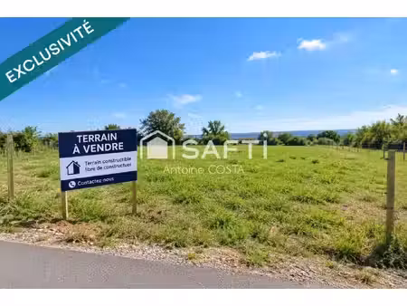 terrain constructible neuf à vendre