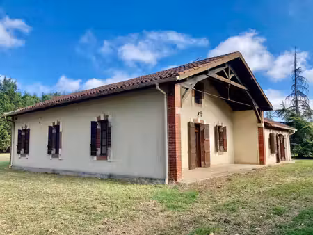 maison landaise plain pied avec dependance et terrain