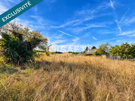 terrain viabilisé 1424 m²–possibilité de division