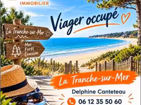 vente maison viager à la tranche-sur-mer (85360) : à vendre viager / 109m² la tranche-sur-