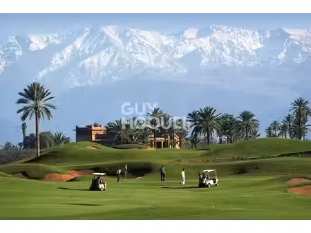 achat/vente terrain en première ligne de golf / amelkis / marrakech