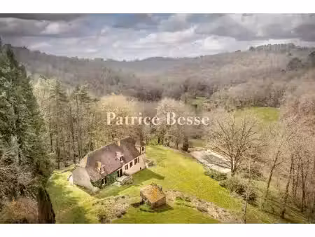 en périgord noir  un domaine de 48 ha à l'écart du monde  avec maisons de maître et...