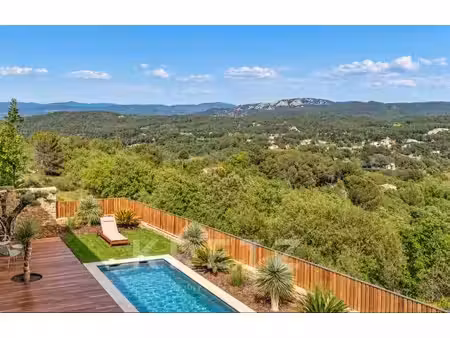 aix-en-provence villa contemporaine 272 m2  5 chambres  vue pan
