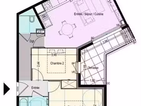 vente appartement 3 pièces à fréjus (83370) : à vendre 3 pièces / 60m² fréjus