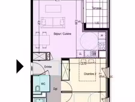 vente appartement 3 pièces à fréjus (83370) : à vendre 3 pièces / 63m² fréjus