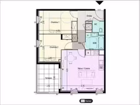 vente appartement 3 pièces à fréjus (83370) : à vendre 3 pièces / 64m² fréjus