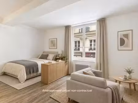 vente appartement 1 pièce de 36m² - 75003 paris