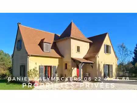 saint-rémy 24700 maison périgourdine de 170 m² 3 chambres terrain 5 000 m² garage vue déga