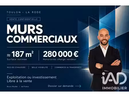 boutique/local commercial à toulon (83000)