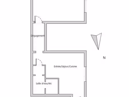 location appartement 1 pièce 25m² versailles 78000