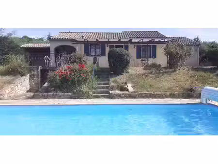 exclusivité  sud ardèche : 07140 les vans  villa au calme avec