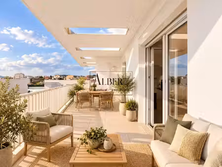 cannes basse californie 3/4p grande terrasse