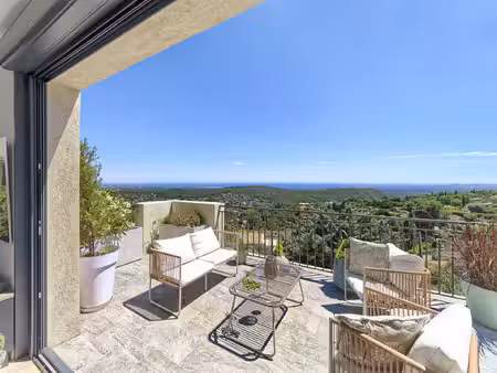 pièce rare – propriété d'exception avec vue mer panoramique  tourrettes-sur-loup