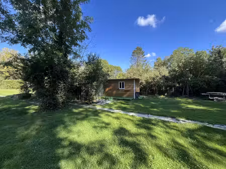 terrain non constructible avec chalet