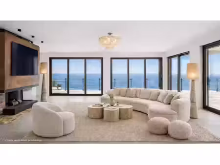 villa contemporaine neuve avec vue mer