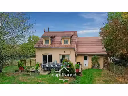 maison récente avec grand terrain  terrasse et garage à saillenard (71580)