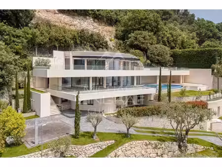 villefranche-sur-mer - villa contemporaine avec vue mer panoramique