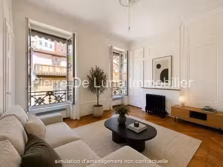 lyon 1er – appartement de caractère à réinventer | charme de l'ancien  dressing  cave &...