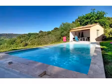 villa panoramique 186 m² avec piscine  t2 indépendant 50m2 & vue château saint martin 