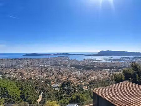 vue mer panoramique exceptionnelle - maison dominante sur le faron à toulon