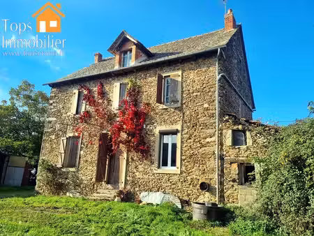 corps de ferme avec maison en pierre  dépendances et 2 5 ha de terrain – à 6 km de...
