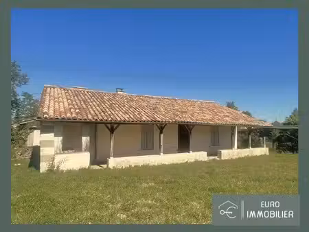 maison en pierre à rénover — terrain de 2 515 m² - gironde