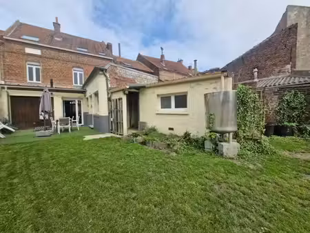 hénin-beaumont - maison de ville de caractère - 6 chambres – jardin - garage