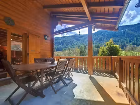 chalet  7 pieces  abondance  vue degagee