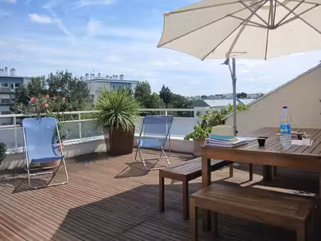 nantes - france - quartier prisé | dernier étage – 81 m2 + 57 m² de terrasses + box +...