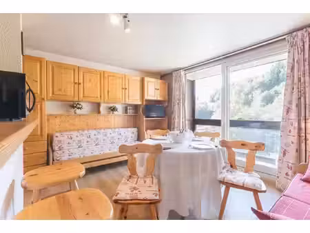 studio 31m² avec balcon vue pistes