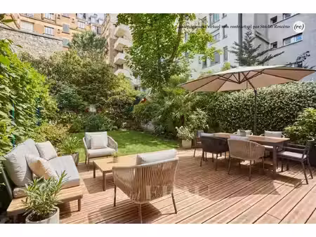 paris xvie - la muette - jardin