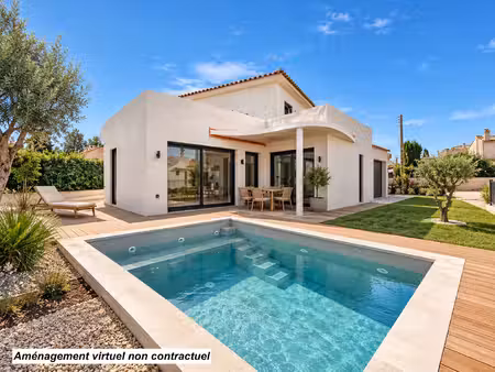 six-fours-les-plages - villa individuelle avec jardin  piscine & garage  frais de notaire.