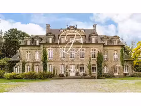 morbihan - château d'exception dans parc de 19 5 ha a vendre.