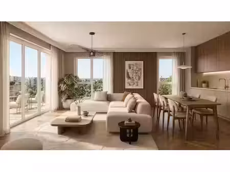 vente appartement 3 pièces 60 m² à wervicq-sud (59117)  190 000 €