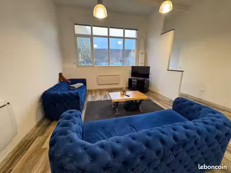 loft t3 meublé de 70 m² en triplex – tourcoing brunpain