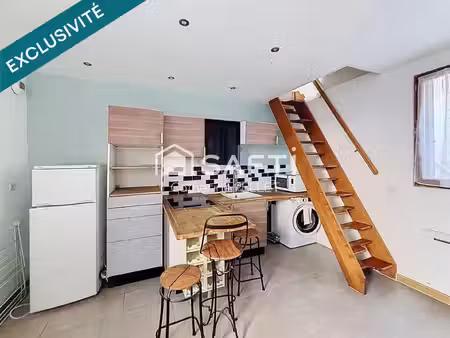 maison atypique en duplex avec chambre séparée et cave  proche transports et commerces