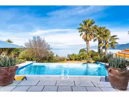 saint-florent  villa vue mer panoramique  4 chambres  appartement indépendant  piscine à..