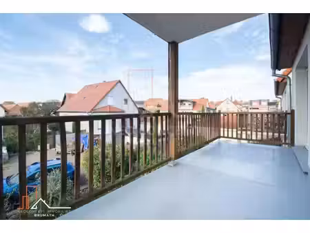 mommenheim – f3 de 68 m² avec grande terrasse  garage et parking – proche gare