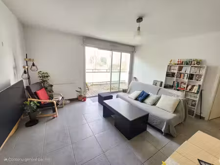 appartement t3 de 61m²  terrasse  parking sous-sol  résidence récente