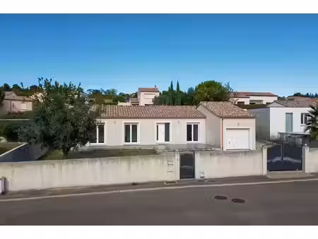 carcassonne - peripherie villa t5 128m² (112m² hab.) avec jardin  garage  et pac (clim. re