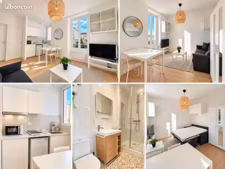 studio meublé 20m2 à louer