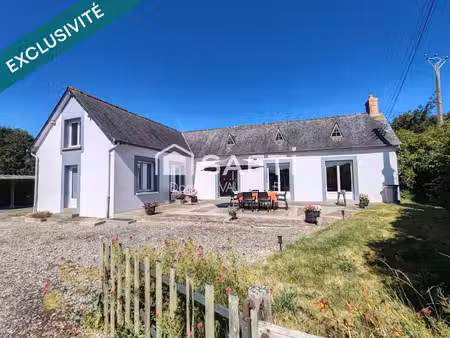 maison de plain pied en campagne - 104 m2   terrain 3915 m2 + garage et carport